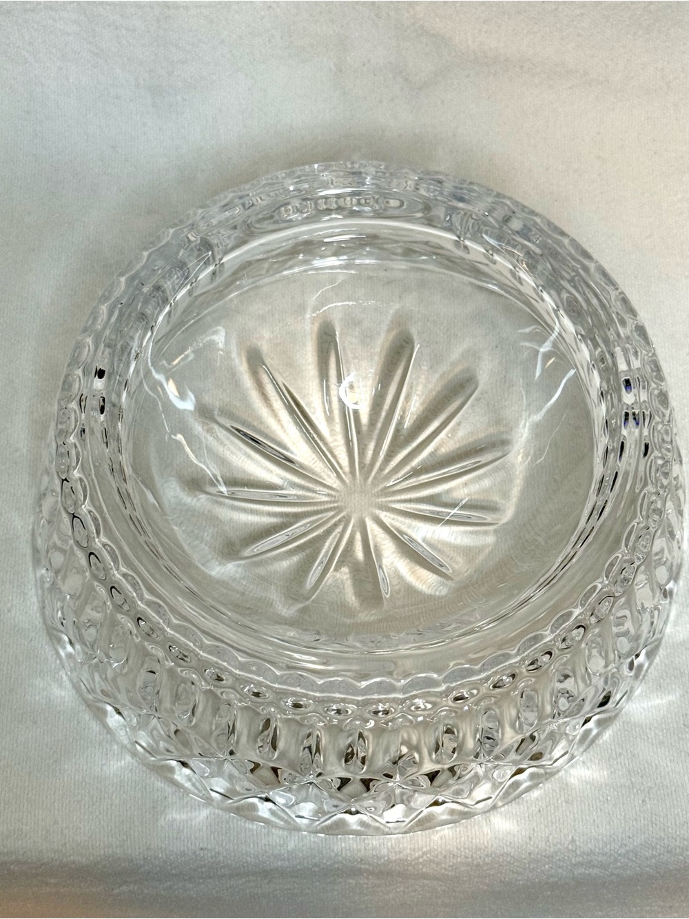 Spoiled Clear Crystal Faceted Pet Bowl - Picture 7 of 8